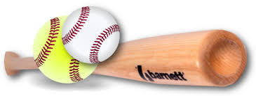 Baseball/Softball and Bat Image