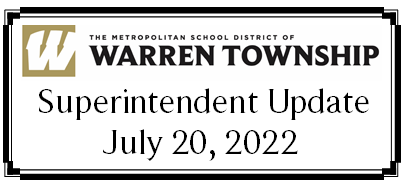 July  20 Superintendent Updates Graphic 