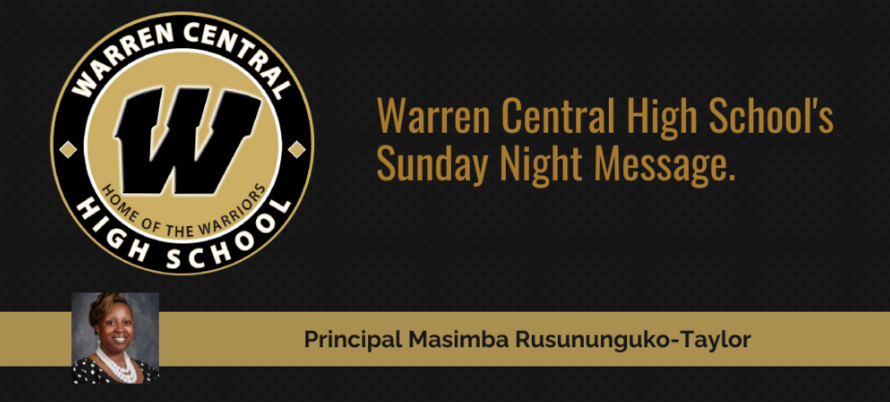 Warren Central High School's Sunday Night Message