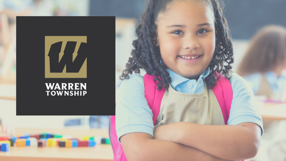 Image of smiling student with MSD Warren logo
