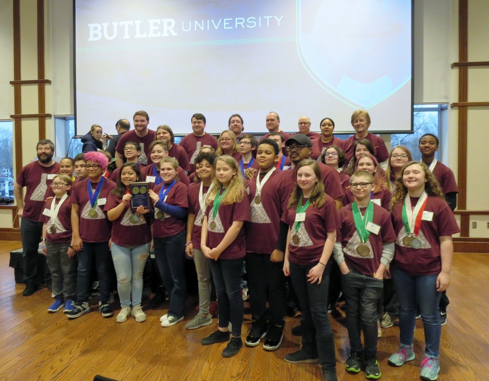 Raymond Park Middle School Science Olympiad Wins Regional at Butler University  