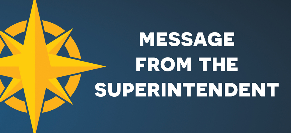Message from the Superintendent Graphic