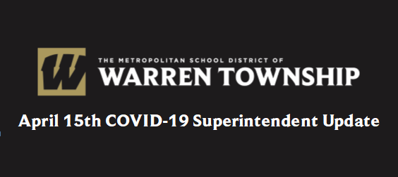 April 15th COVID-19 Superintendent Update 