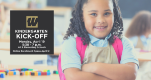 Kindergarten Kick-Off on April 19