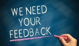 We need your feedback.