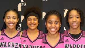 Senior Alaysia Davis' last second shot lifts the Lady Warriors over North Central, 44-42!!