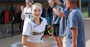 Lady Warriors Win in 9 Innings 8-7 over Perry Meridian!!