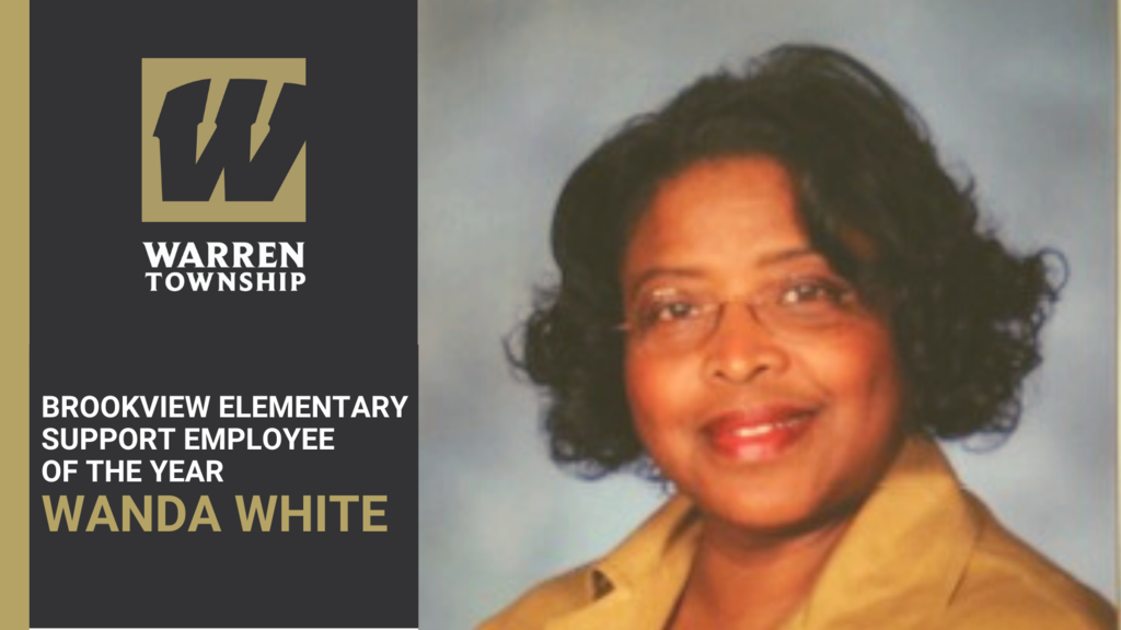 Brookview Elementary Support Employee of the Year Wanda White