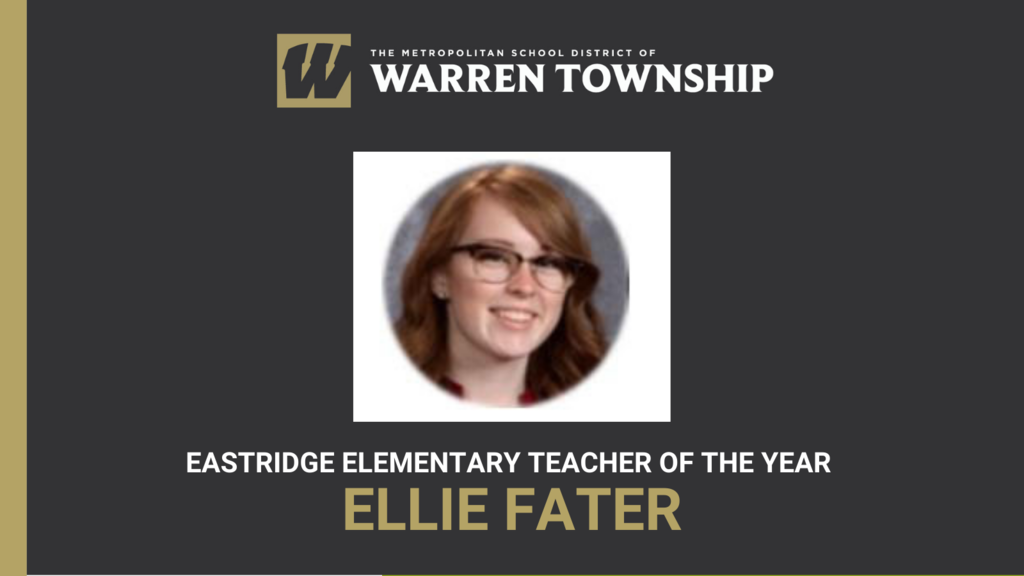 Photo of Ellie Fater 2021 Eastridge Elementary Teacher of the Year!