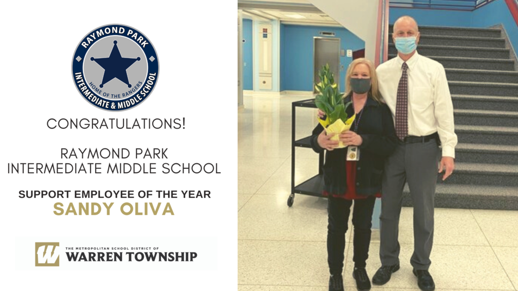 Photo of Sandy Oliva, 2021 Raymond Park Intermediate Middle School Support Employee of the Year
