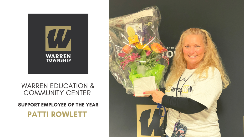 Photo of Patti Rowlett, 2021 Warren Education & Community Center Support Employee of the Year