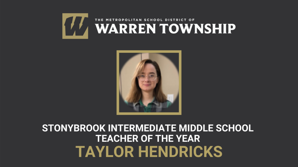 Photo of Stonybrook Intermediate Middle School Teacher of the Year Taylor Hendricks