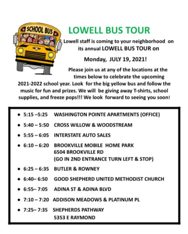 Lowell Bus Tour