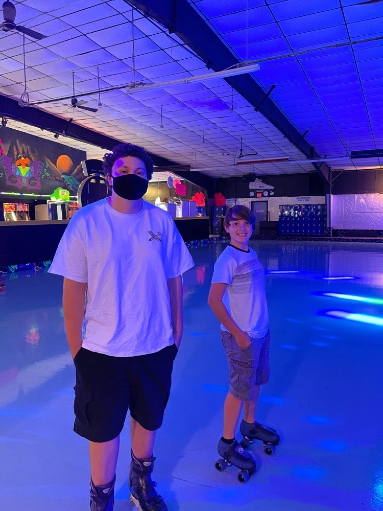 Skating the night away at Roller Cave! Wonderful time had by our RP students, parents, and staff!