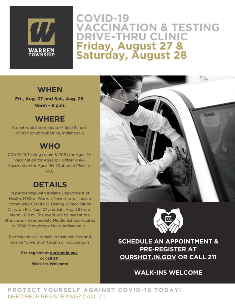 Vaccination & Testing Drive-Thru Clinic