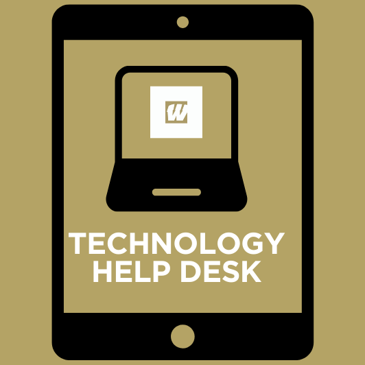Image of ipad and chromebook with text that reads Technology Help Desk