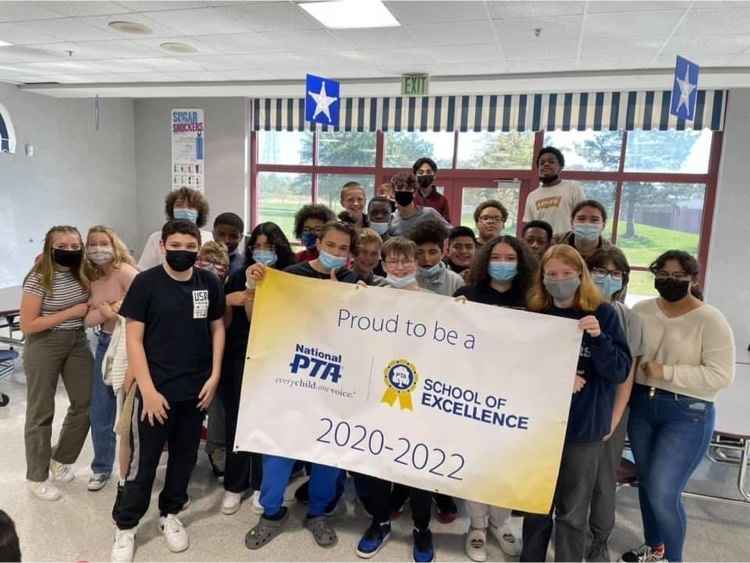 We are proud to be a PTA School of Excellence! Thank you PTSA for our ice cream treat today. It hit the spot on a wonderful Wednesday.🍦