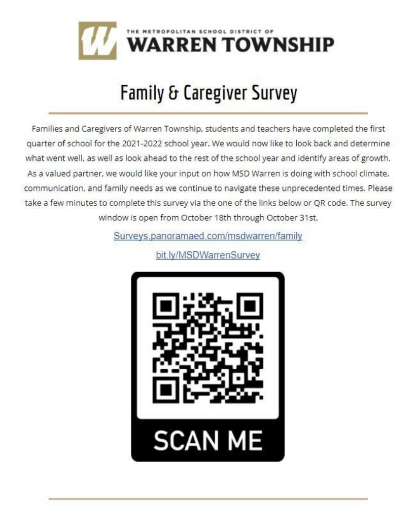 Family/Caregiver Survey