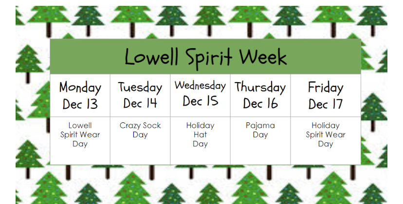 Lowell Spirit Week