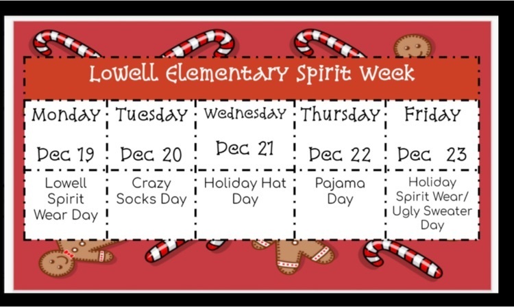 Lowell Spirit Week