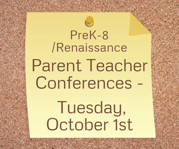 Parent Teacher Conference Day October 1st